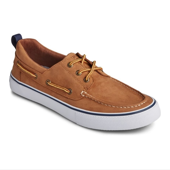 Sperry Other - Sperry Mens Bahama 3-Eye Leather Sneaker Tan